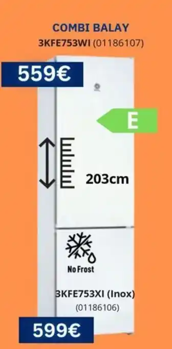 Combi balay 3kfe753wi
