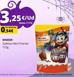 Supermercados Tu Alteza Kinder Galletas Mini Friends oferta