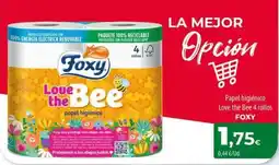 Spar La Palma Foxy papel higiénico Love the Bee oferta