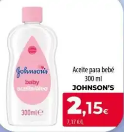 Spar La Palma johnson's baby aceite/oleo oferta