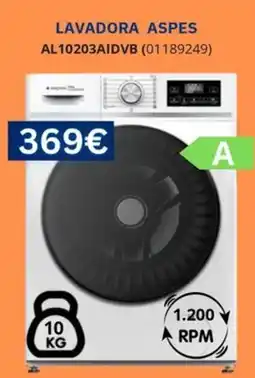 Master Cadena Lavadora Aspes Al10203aidvb oferta