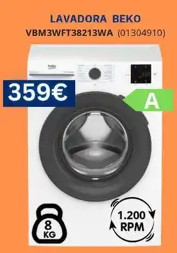 Master Cadena Lavadora Beko VBM3WFT38213WA oferta