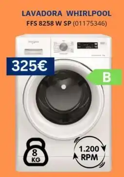Master Cadena Whirlpool lavadora ffs 8258 w sp oferta