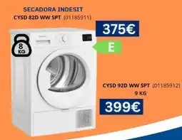 Master Cadena Secadora Indesit CYSD 82D WW SPT oferta