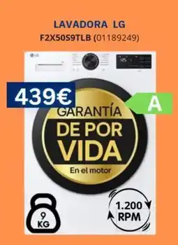 Master Cadena Lavadora LG F2X50S9TLB oferta