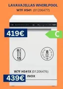 Master Cadena Whirlpool lavavajillas W7F HS41 oferta