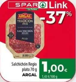Spar La Palma Argal salchichón regio oferta