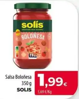 Spar La Palma Solis salsa boloñesa oferta