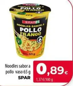 Spar La Palma spar noodles sabor a pollo frango oferta