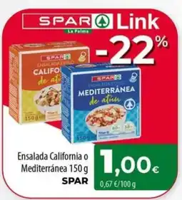 Spar La Palma SPAR ensalada california o mediterránea oferta