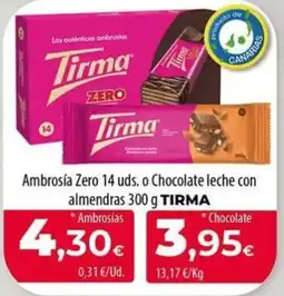 Spar La Palma Tirma ambrosía zero oferta