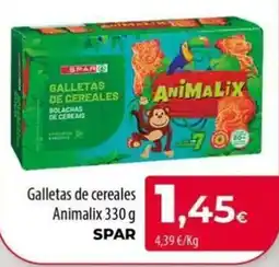 Spar La Palma Animalix galletas de cereales oferta
