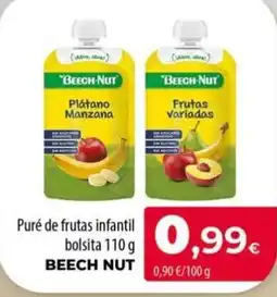 Spar La Palma Beech Nut puré de frutas infantil oferta