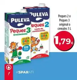 Spar La Palma Puleva Peques 2 oferta