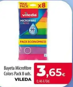 Spar La Palma Vileda bayeta microfibra colors oferta