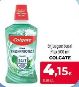 Spar La Palma Colgate enjuague bucal Plax oferta
