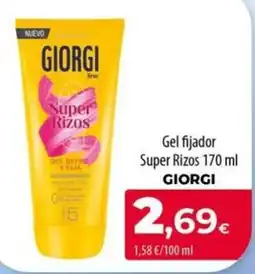 Spar La Palma Giorgi gel fijador super rizos oferta