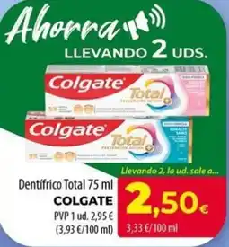 Spar La Palma Colgate dentífrico total oferta