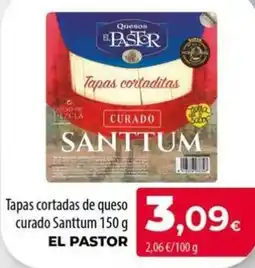 Spar La Palma El Pastor tapas cortadas de queso curado Santtum oferta