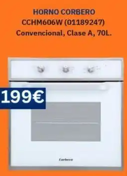Master Cadena Corbero horno convencional oferta