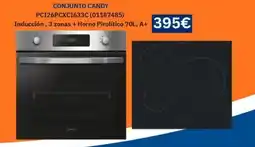 Master Cadena Candy conjunto inducción 3 zonas horno pirolítico 70l oferta