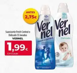 Spar La Palma Vernel - suavizante fresh control o delicado 55 lavados oferta
