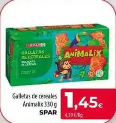 Spar La Palma Spar - galletas de cereales animalix oferta
