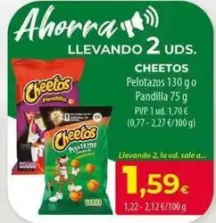 Spar La Palma Cheetos - pelotazos o pandilla oferta