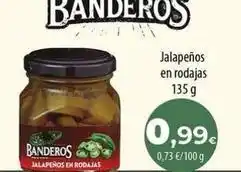 Spar La Palma Banderos - jalapenos en rodajas oferta
