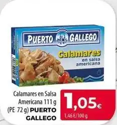 Spar La Palma Puerto gallego - calamares en salsa americana oferta