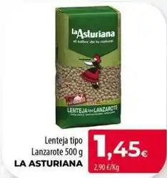 Spar La Palma La asturiana - lenteja tipo lanzarote oferta