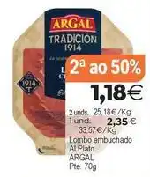 Plenus Supermercados Argal - lombo embuchado al plato oferta