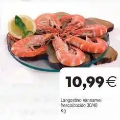 Plenus Supermercados Langostino vannamei fresco oferta