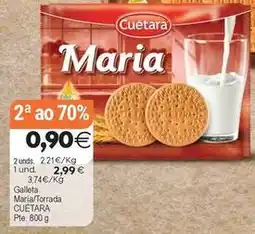 Plenus Supermercados Cuétara - galleta maria/lorrada oferta