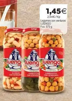 Plenus Supermercados Luengo - legumes con verduras oferta