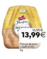 Plenus Supermercados Campofrío - peituga de pavo oferta