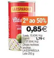 Plenus Supermercados La española - olivas recheas anchoa oferta