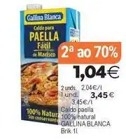 Plenus Supermercados Gallina blanca - caldo paella 100% natural oferta