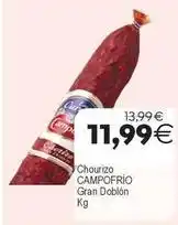 Plenus Supermercados Campofrío - chourizo gran doblón oferta