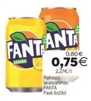 Plenus Supermercados Fanta - refresco laranxa/limon oferta
