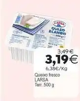 Plenus Supermercados Larsa - queixo fresco oferta