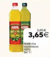 Plenus Supermercados Abril - aceite oliva suave/intenso oferta