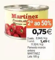 Plenus Supermercados Ao - pemento morron enteiro oferta