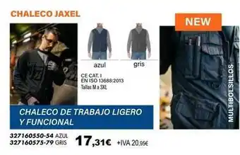Chaleco de trabajo ligero y funcional