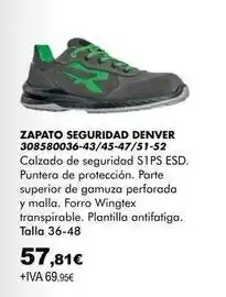 Coinfer Denver - zapato seguridad oferta