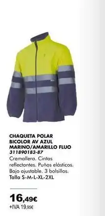 Coinfer Chaqueta polar bicolor a arzu oferta