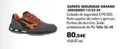 Coinfer Orange - zapato seguridad oferta