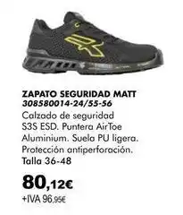 Coinfer Zapato seguridad matt oferta