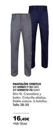 Coinfer Stretch - pantalón stretch oferta