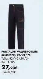 Coinfer Elite - pantalón vaquero oferta